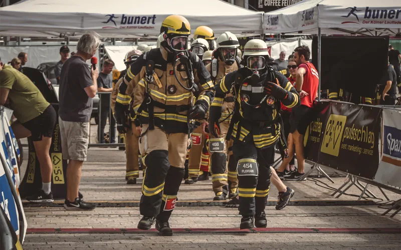 Vereinsgründung Feuerwehrsport Hückelhoven Guter Zweck Feuerwehrleuten gehen an die Grenzen