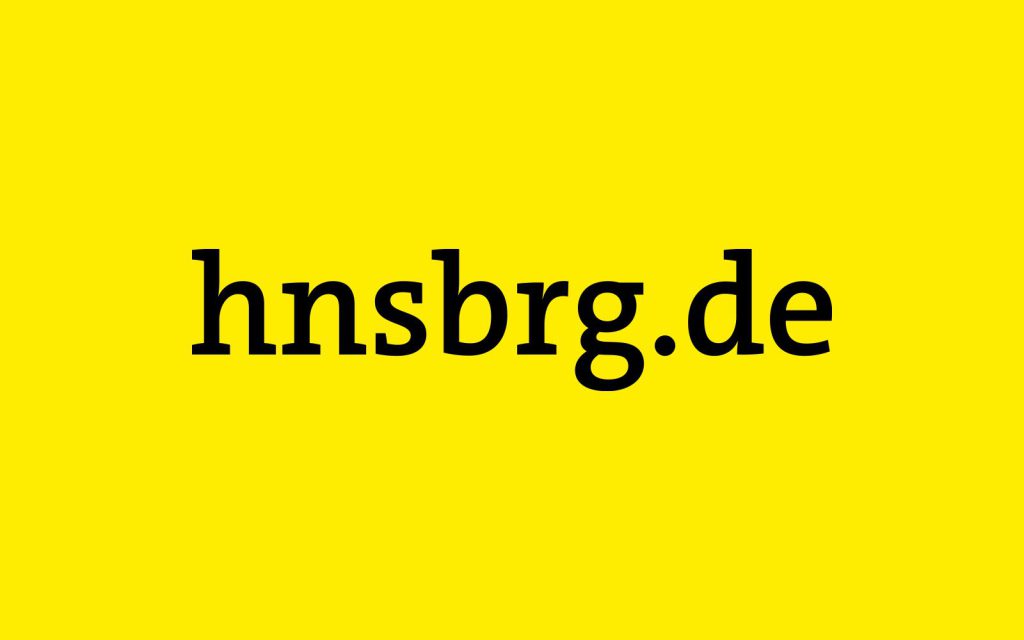 Das neue hnsbrg.de Logo