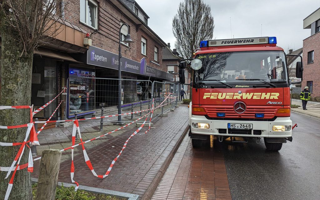 Erneuter Einsatz für Feuerwehr Hückelhoven: Kellerbrand in Parkhofstraße