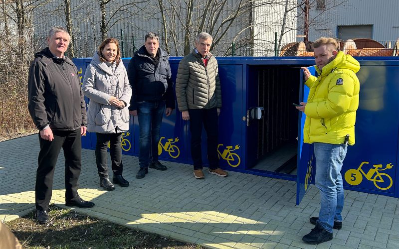 Bike-and-Ride-Boxen erweitern das Mobilitätsangebot in Geilenkirchen und Lindern
