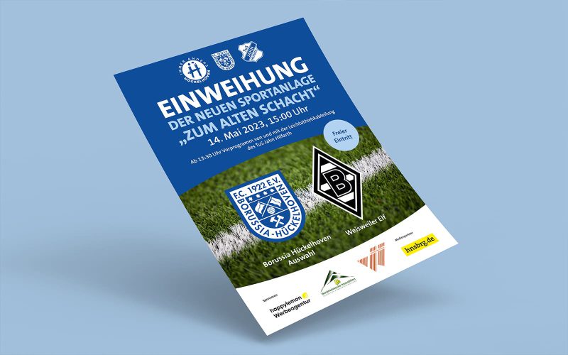 Einweihung der neuen Sportanlage: Hückelhoven trifft auf Weisweiler-Elf von Borussia Mönchengladbach