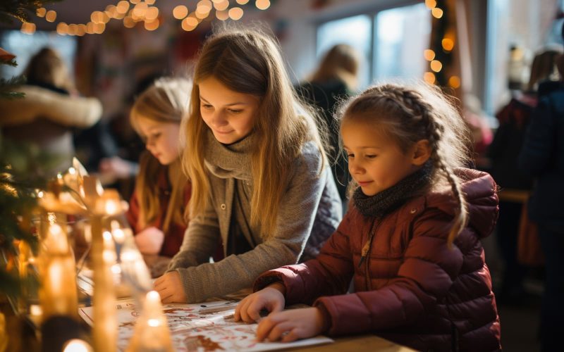 Malwettbewerb in Erkelenz: Kinderkunst für die Weihnachtskarte der Stadt