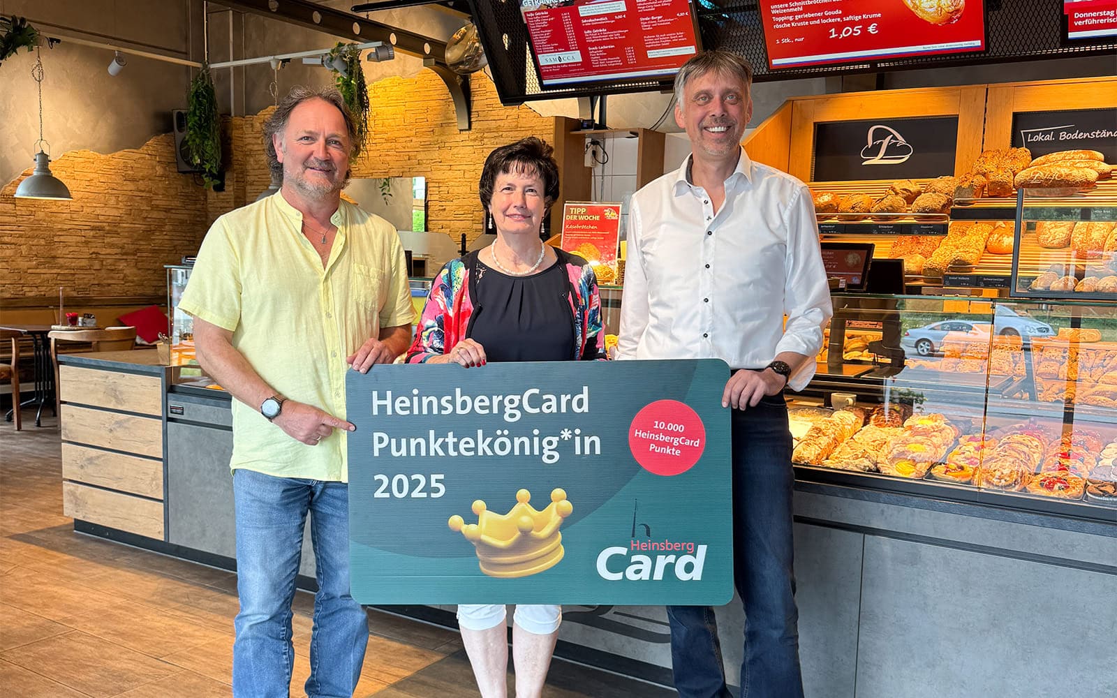 HeinsbergCard-Punktekönigin im Mai gekürt: 10.000 Punkte für Annemie Krückels