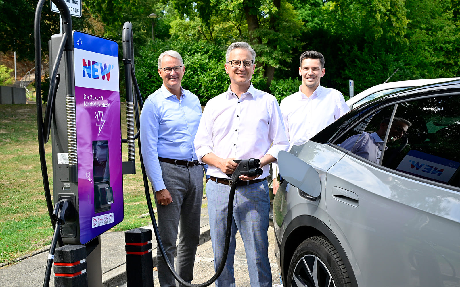 Wassenberg und NEW setzen auf E-Mobilität: Neue Ladesäulen für eine nachhaltige Zukunft
