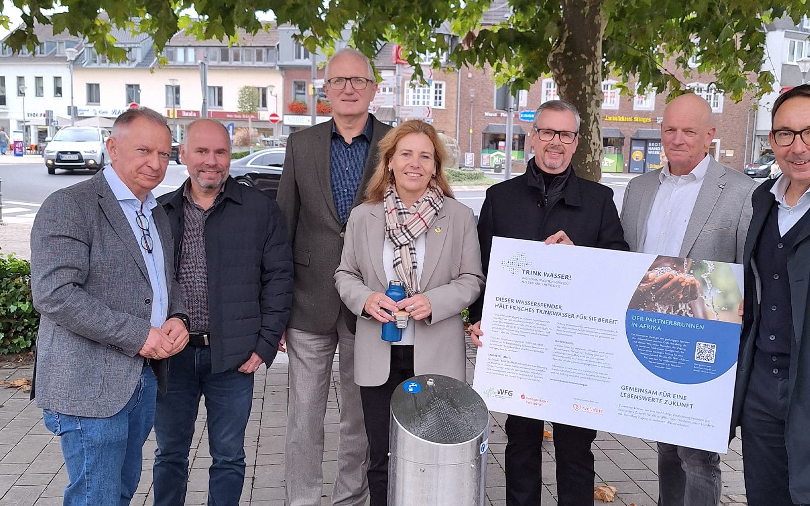 Neuer Trinkwasserspender in Geilenkirchen: Lokales Engagement trifft globale Verantwortung