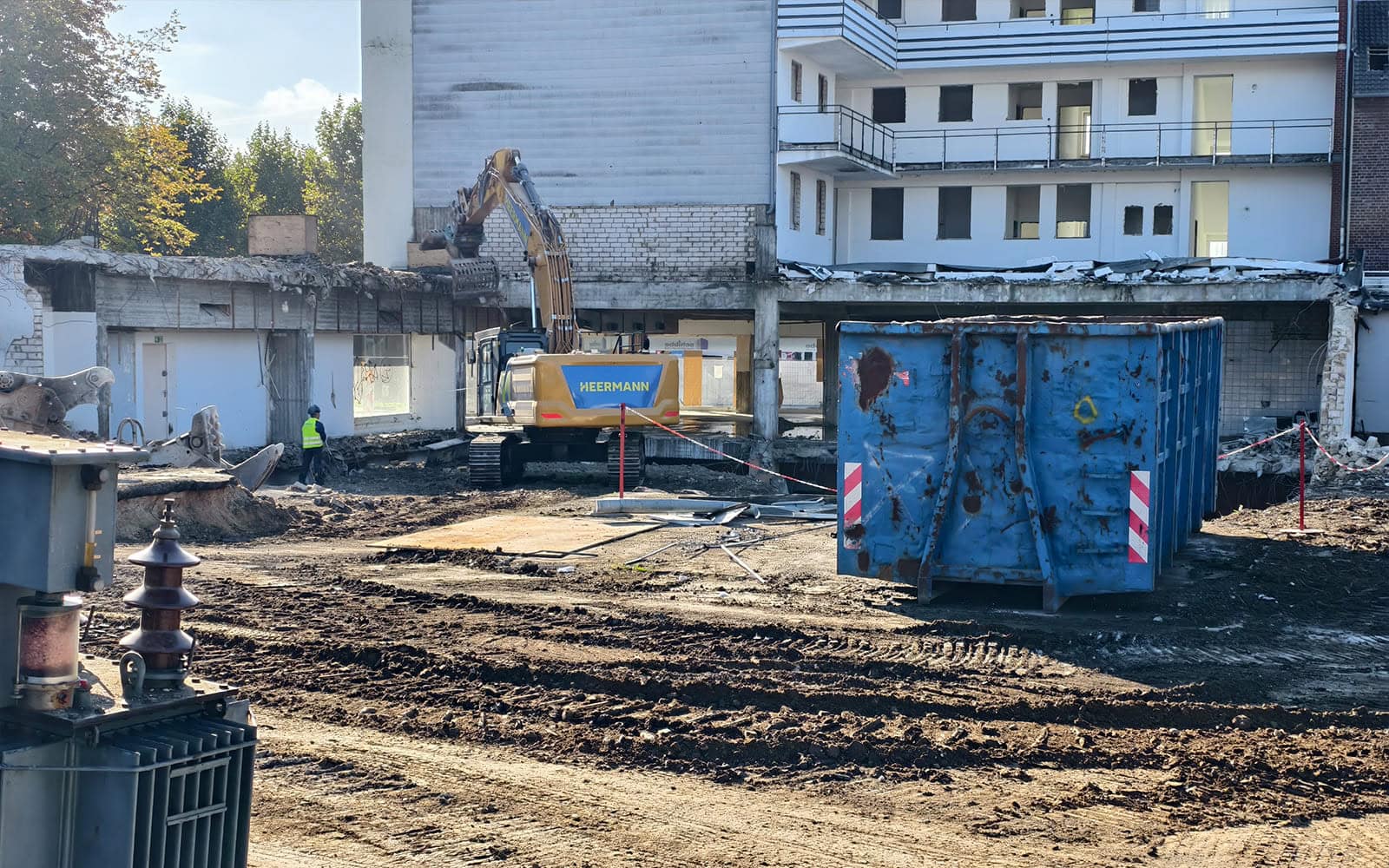 Abrissparty am Breteuilplatz: Hückelhoven feiert den Aufbruch ins neue „Veedel“